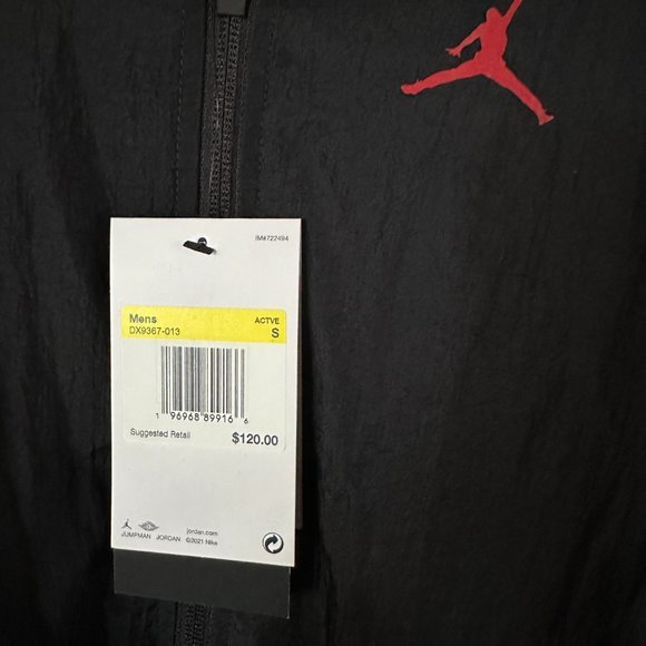 Jacket - Jordan Sport Jam - Warm Up Jacket - Red/Black - Mens S - Picture 2 of 6